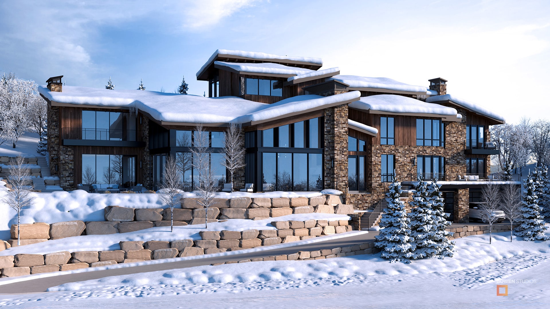 BOWEN STUDIOS Park City ski home EXTERIOR 2